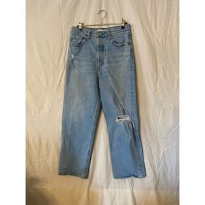 Levi's Premium Women's Ribcage Straight Button Fly Jean, 29
